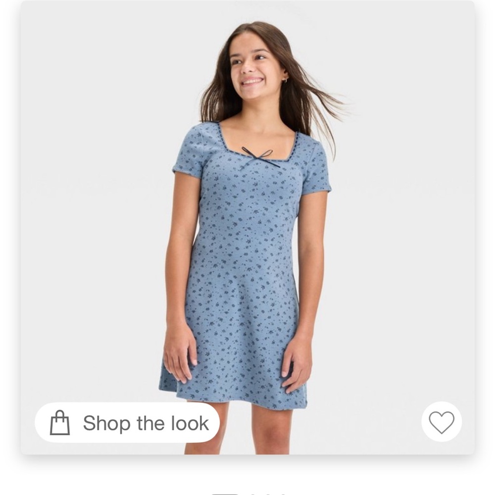 Blue dress